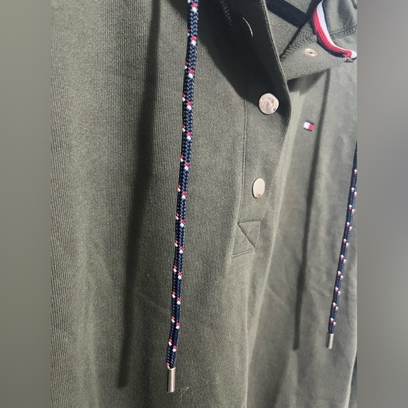 Tommy Hilfiger Army Green Long Top/Dress size M - Picture 7 of 12